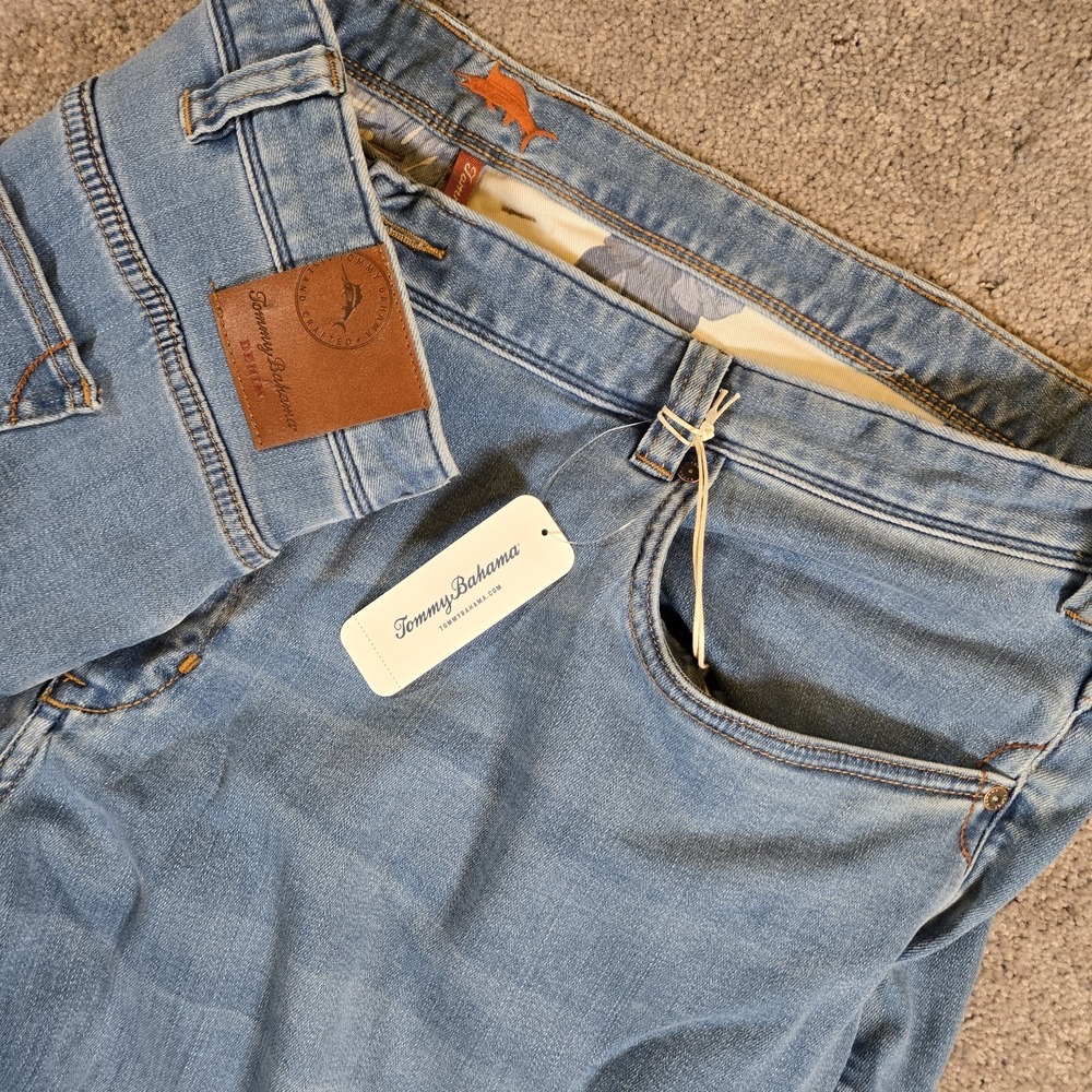 Tommy Bahama Jeans Mens 48x34 Boracay Medium Indigo Wash NWT